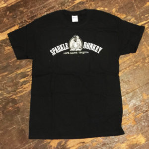 Sparkle Donkey Men's Black T-Shirt {Black}