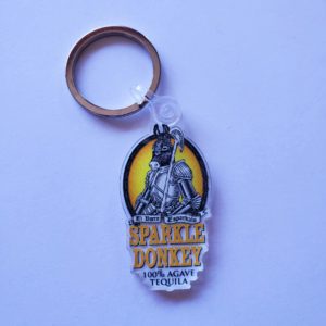 Sparkle Donkey Key Chain